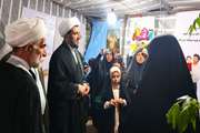 بازدید حجت‌الاسلام برقراری از غرفه شبکه بهداشت در تجمعات شبانه اسلامشهر